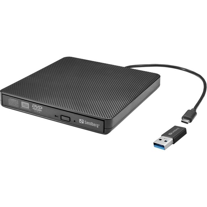 Sandberg 136-62 USB-C/A DVD diskdzinis, DVD