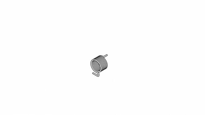 Пружина стартера CS-390ESX/490ES, ECHO, P022036760, 0.02 кг (P022036760)