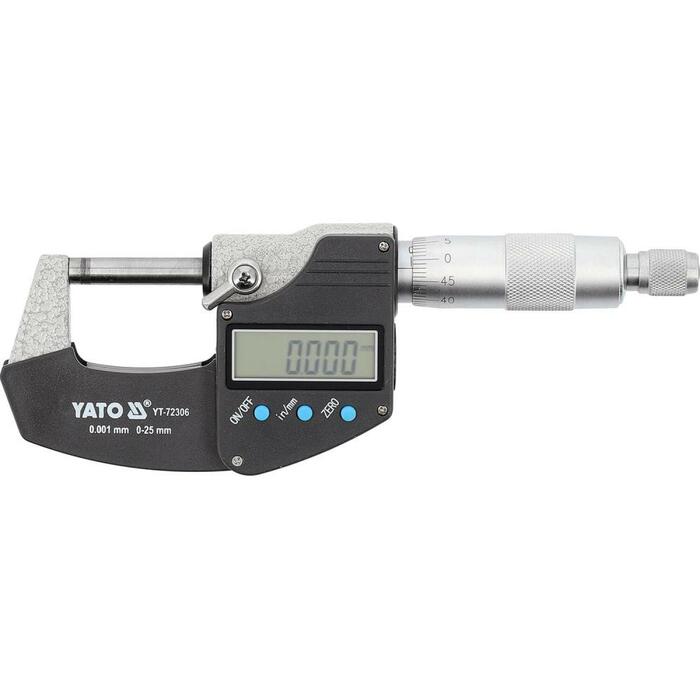 Yato YT-72306 Digitālais ārējais mikrometrs 0-25