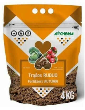 Mēslojums rudens 4kg 7310184 AGROCHEMA (7310184)