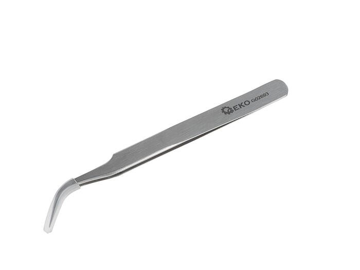 Pincete ar liektu galu, precīza 120mm