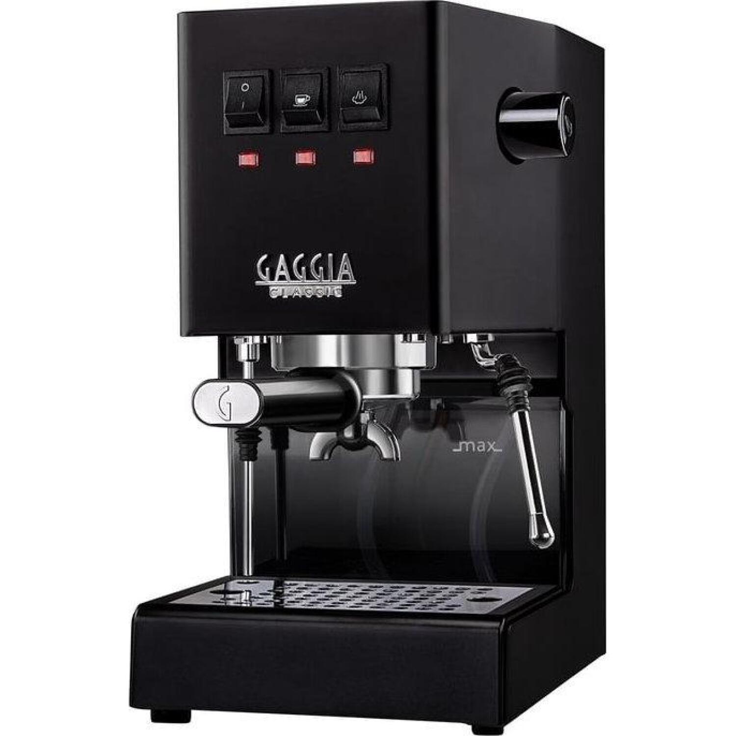 Gaggia кофемашина RI9481/14 Classic E24, 15 бар, 2,1 л, полуавтоматическая, встроенный капучинатор, Thunder Black (RI9481/14)
