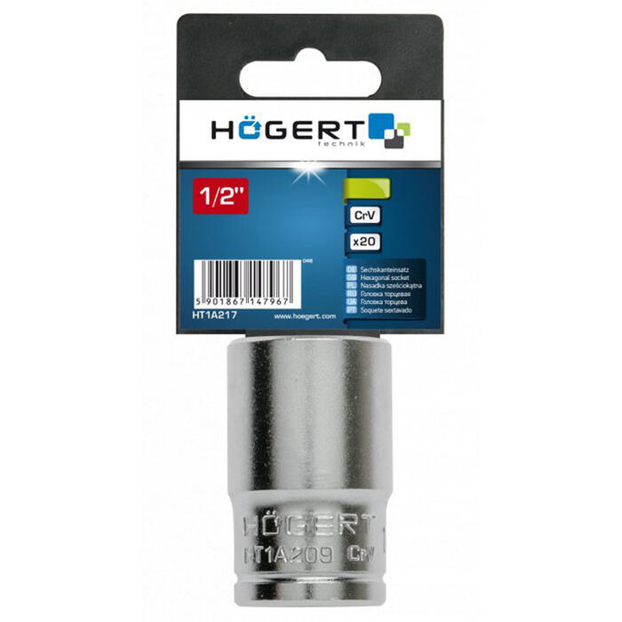 Muciņu atslēga 1/2" 9mm HT1A209 HOGERT