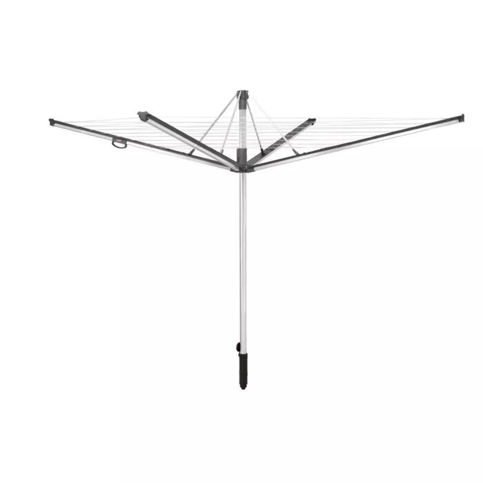 Leifheit veļas žāvētājs rotējošs Linomatic 500 Plus 1085276, 50m, 2,03m, 3,28m, 10 līmeņu augstums, automātiska auklu ievilkšana (1085276)