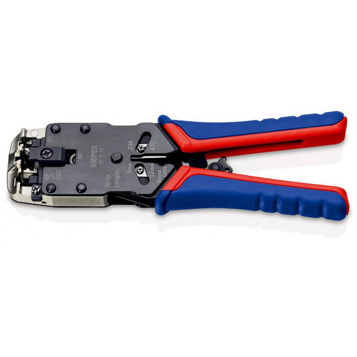 Presēšanas knaibles RJ11/12 RJ45 savienojumiem WESTERN