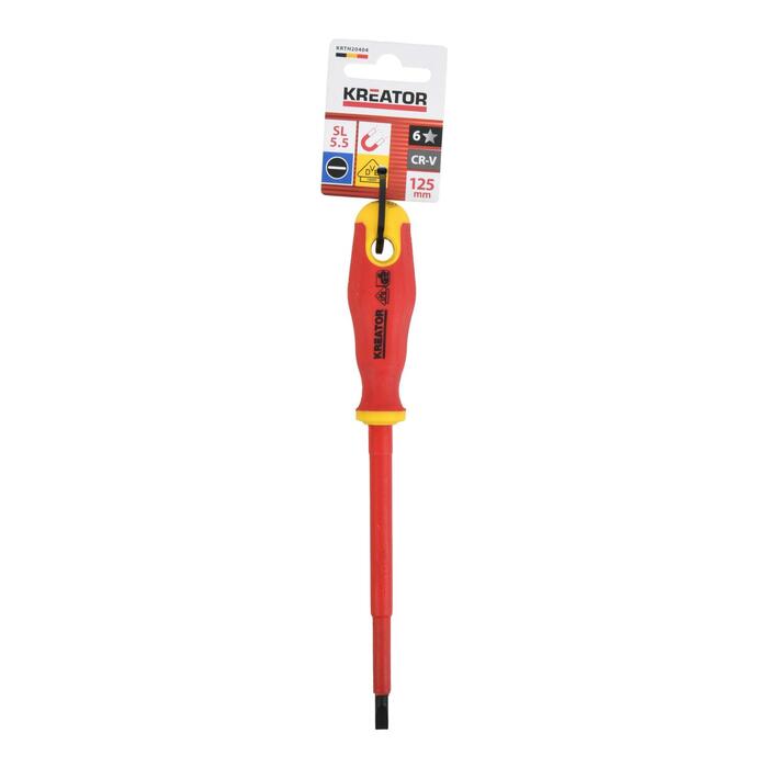 Izolēts skrūvgriezis plakans KREATOR KRTH20404 125mm
