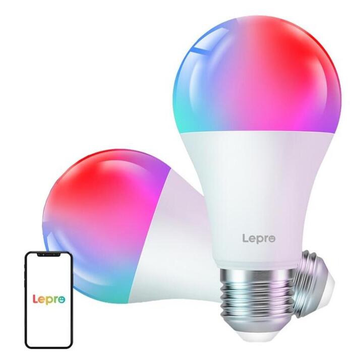 LEPRO B2-2 E27 Wi-Fi LED spuldze