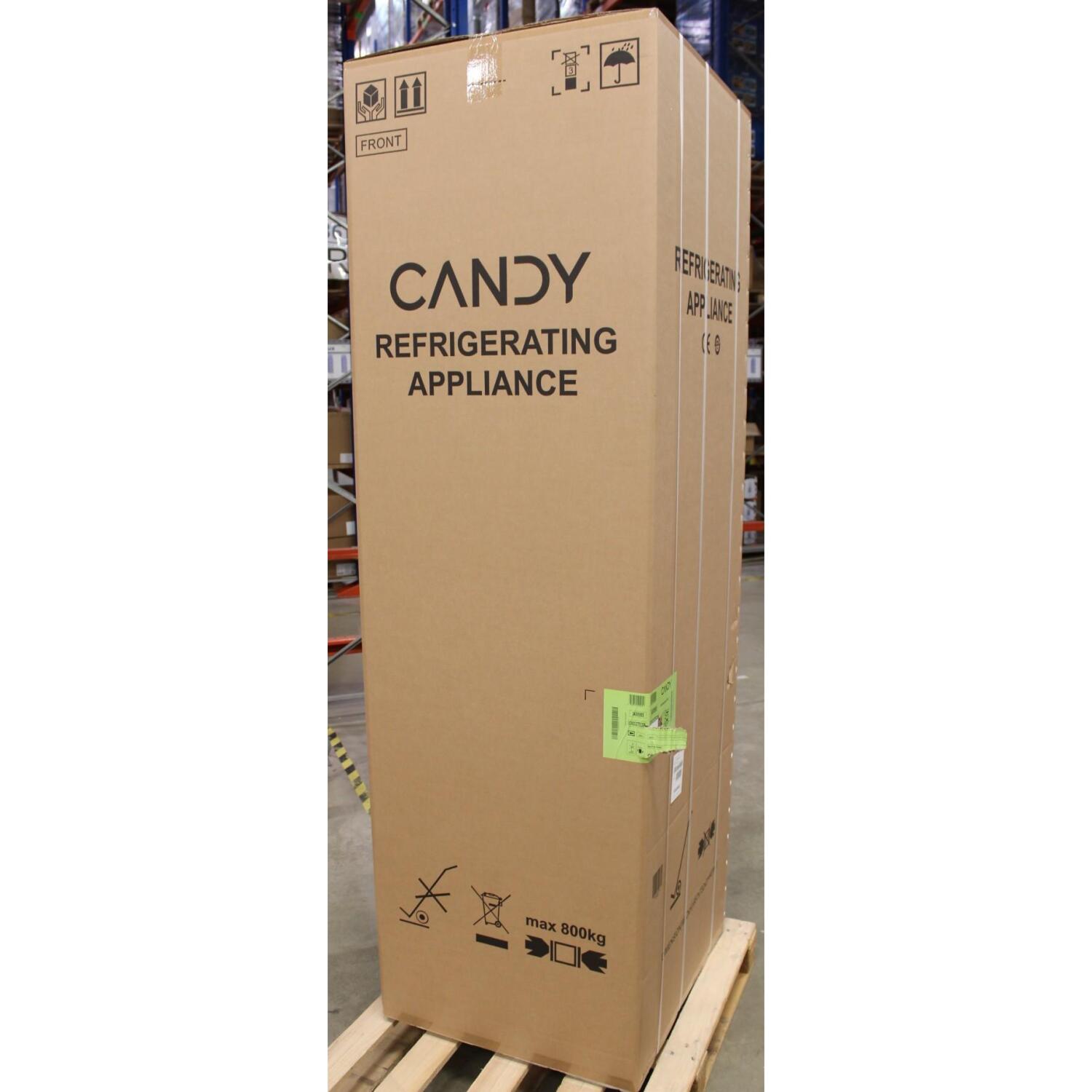 Candy Комбинированный холодильник ECN2CQTEX206SO, 205см, 289л, 120л, E, 38дБ, Inox, No Frost, IoT (ECN2CQTEX206SO)