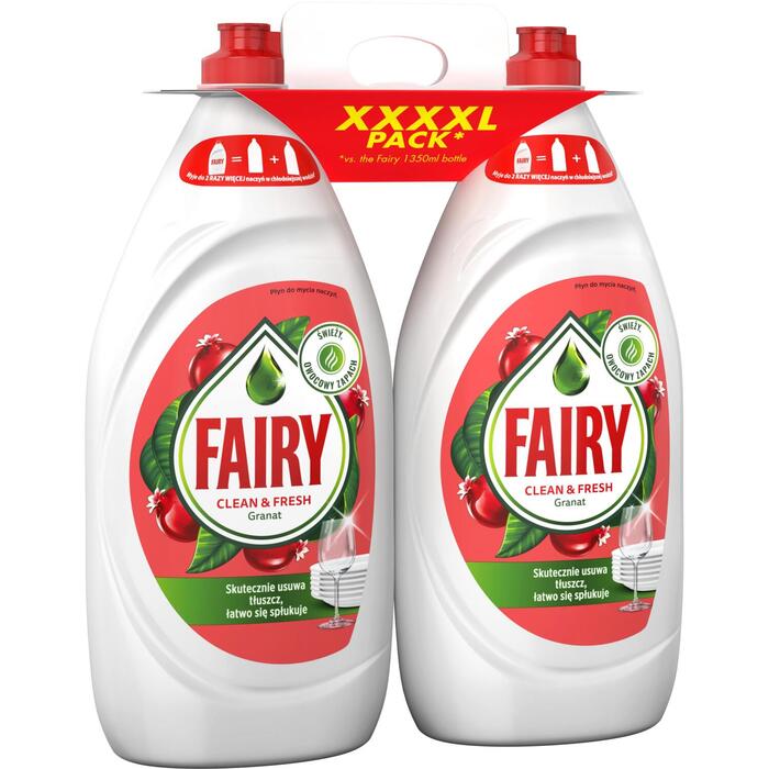 FAIRY Pomegranate trauku mazgāšanas līdzeklis, komplekts, 2x1350ml (80803884)