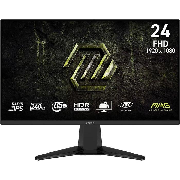 MSI MAG 245F X24, 60,5 см, 1920 x 1080, FHD, 240 Гц, 0,5 мс, IPS, черный (MAG 245F X24)
