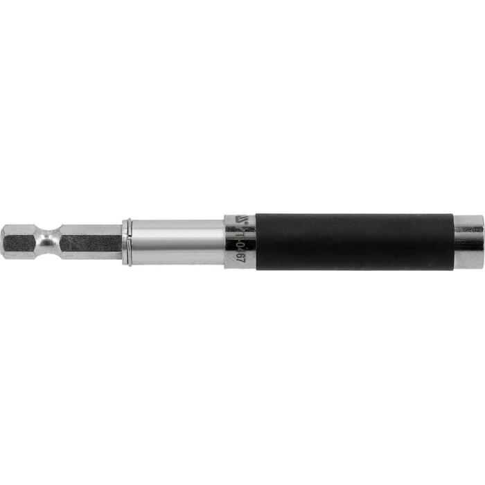 Yato skrūvgriežu uzgaļu turētājs YT-0467, 1/4", 80mm, magnētisks, ar uzmavu, HEX (YT-0467)