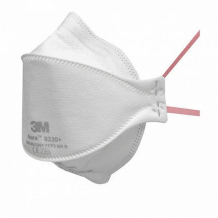 Respirators FFP3, salokāms FFP3, 3M, FFP3, T9330, 50 x OEL, EN149:2001 (T9330)