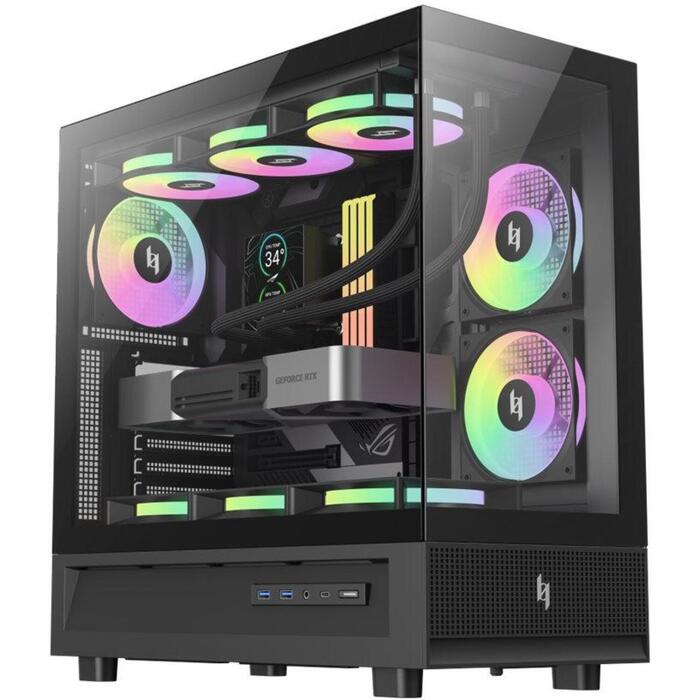 Gamemax Kaste NEX C51 BK, 1+1