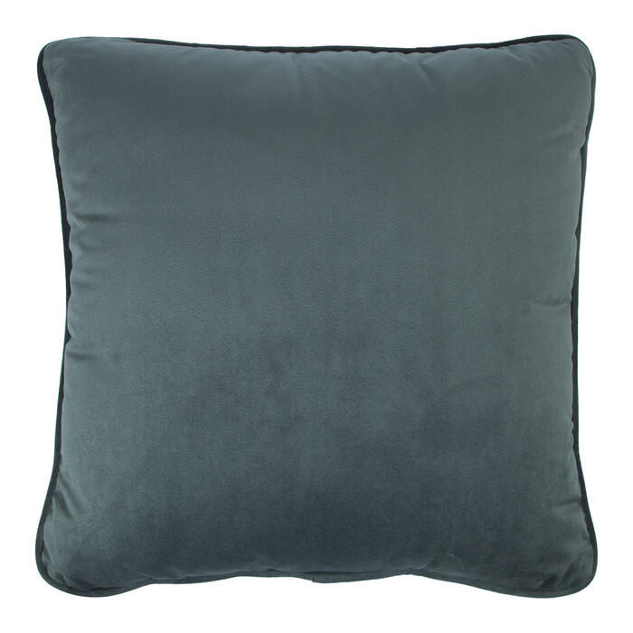 HOME4YOU Spilvens VELVET 45x45cm, pelēks P0067316