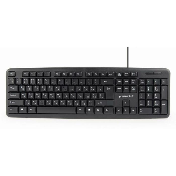 Gembird Klaviatūra KB-U-103-RU 104 taustiņi, USB