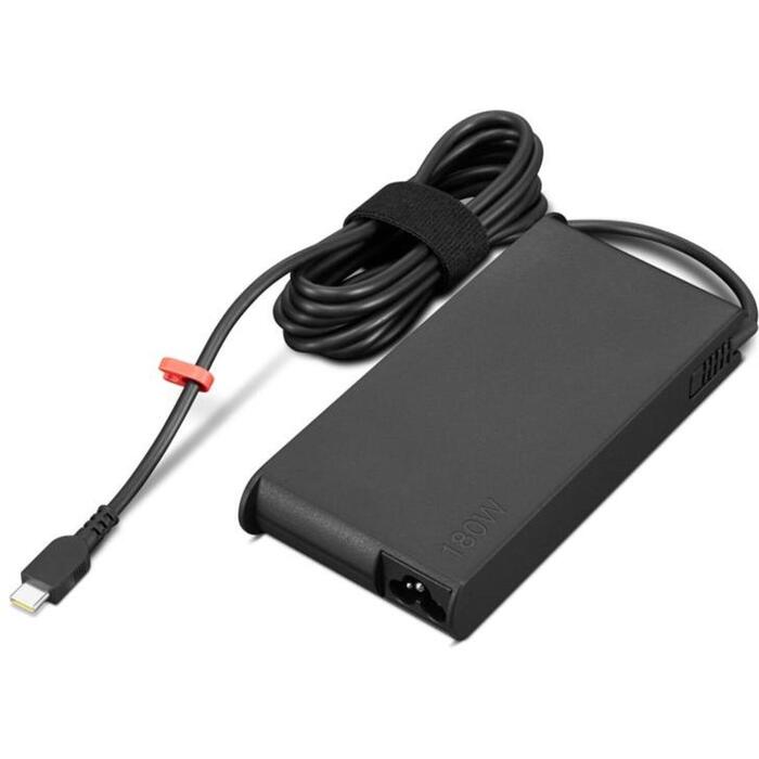 Lenovo ThinkPad мобильная рабочая станция 180W USB-C GaN Slim сетевой адаптер 4X21U28835, 180 Вт, 36 В, 5 А, 100-240 В, 50/60 Гц (4X21U28835)