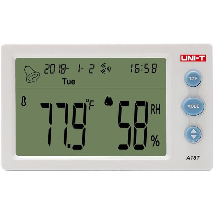 Uni-T A13T Temperatūras un mitruma mērītājs