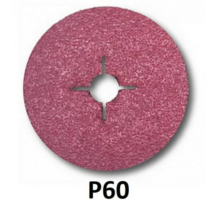 Šķiedras disks metālam 125mm P60+