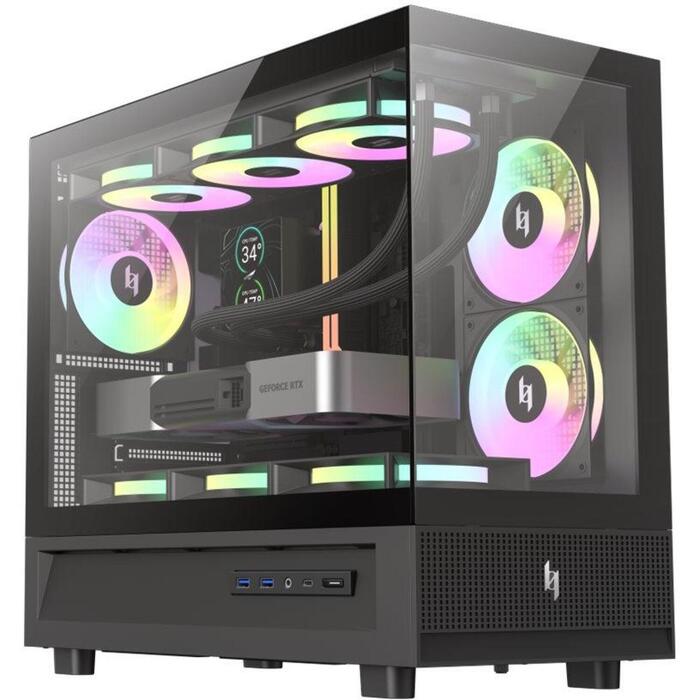 Gamemax Kaste NEX C31 BK, 1+1