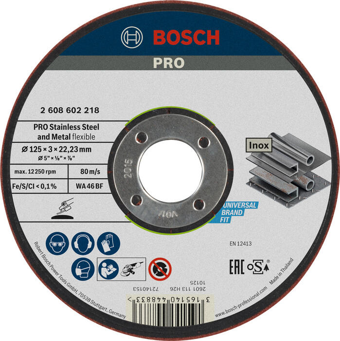 Slīpēšanas disks 125x3.0x22.23 mm