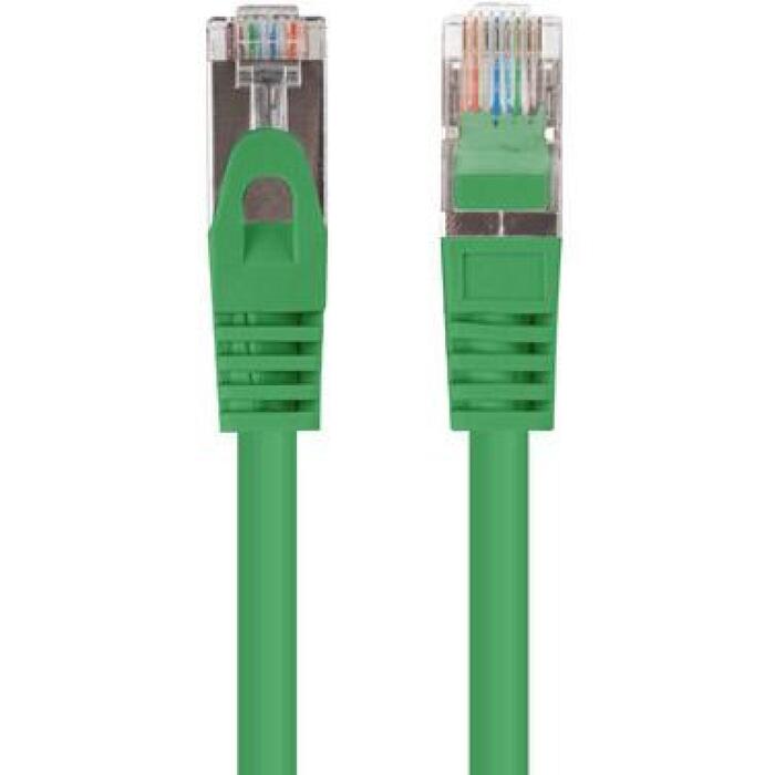 Lanberg Patchcord CAT.6 FTP 0.5M fluke passed 10-pack, Green | PCF6-20CC-0050-G (PCF6-20CC-0050-G)