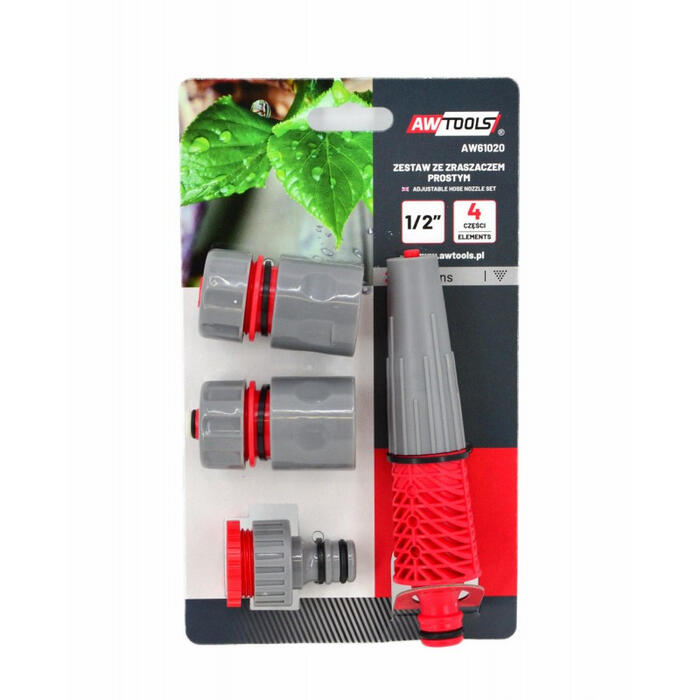 Dārza smidzināšanas uzgaļu komplekts 1/2", 4
