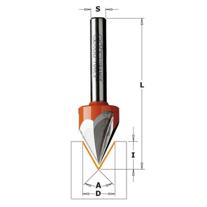 CMT Frēzes asmens 958.001.11, 12,7x11/8mm, Z3, 60°, HW (958.001.11)