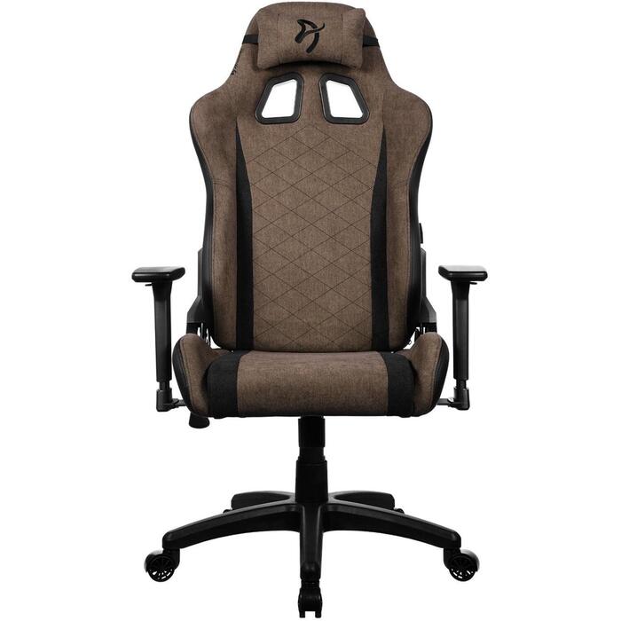 Arozzi Avanti SoftFabric GAMING KRĒSLS AVANTI-SFB-BWN, 125cm-135cm, 20.1kg, 5 riteņi, ergonomisks, regulējams augstums (AVANTI-SFB-BWN)