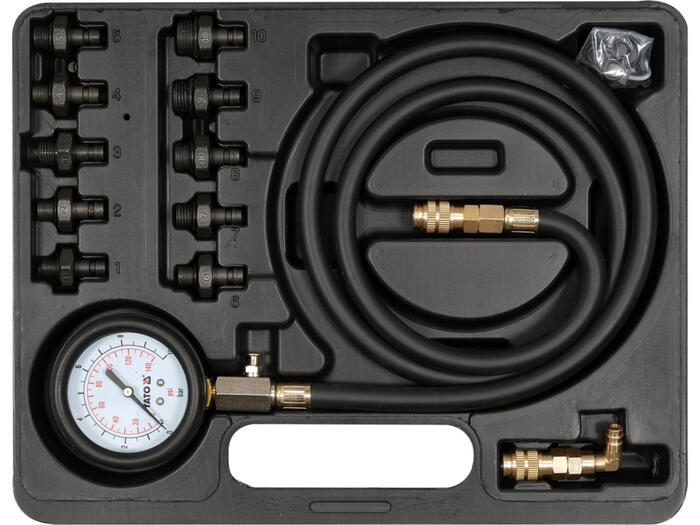Yato eļļas spiediena testa komplekts YT-73031