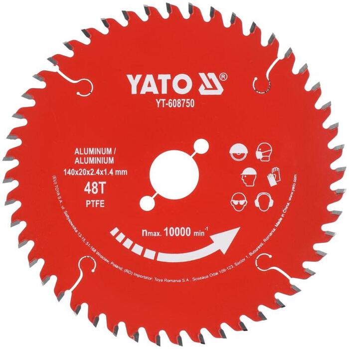 Yato YT-608750 Ripzāģis, 140mm, 48T, 20mm