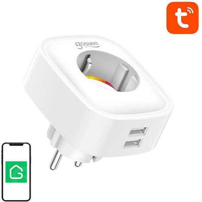 Gosund viedā kontakligzda SP112, 3680W, 16A