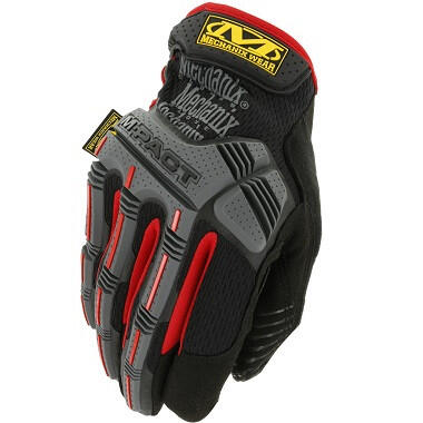 Рабочие перчатки M-PACT 52, черные/красные, 11/XL, MECHANIX WEAR (MPT-52-011)