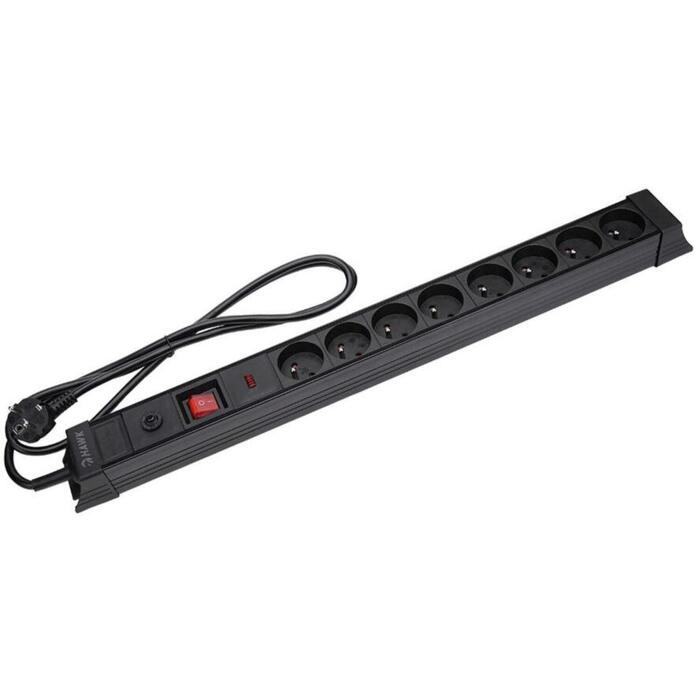 Hawk Pagarinātājs HWPS801BK, 1,5m, 8