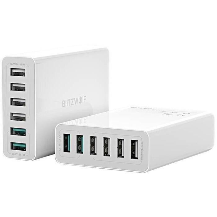 Blitzwolf BW-S15 EU lādētājs, 6x USB