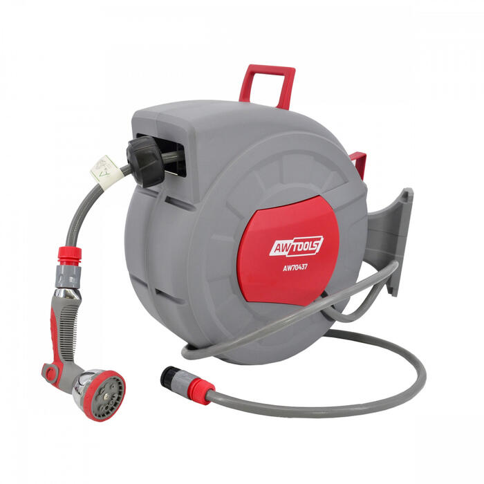 Automātiska atsperes dārza šļūtene 1/2" 15m