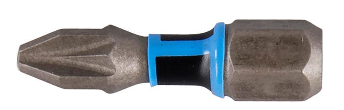 Torsion skrūvgriežu uzgalis (C-form), PZ2-25mm, 2gab