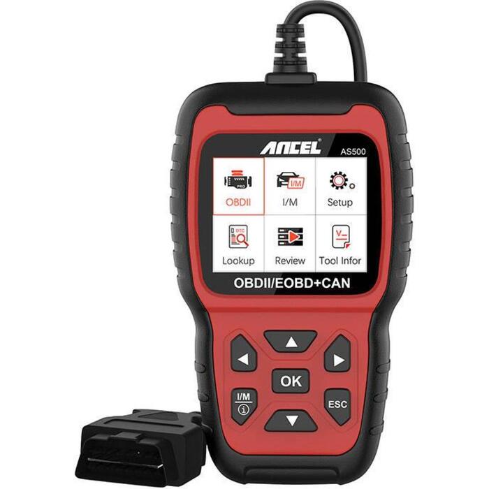 Ancel AS500/AC105 diagnostikas skeneris, OBDII/EOBD+CAN, 320x240