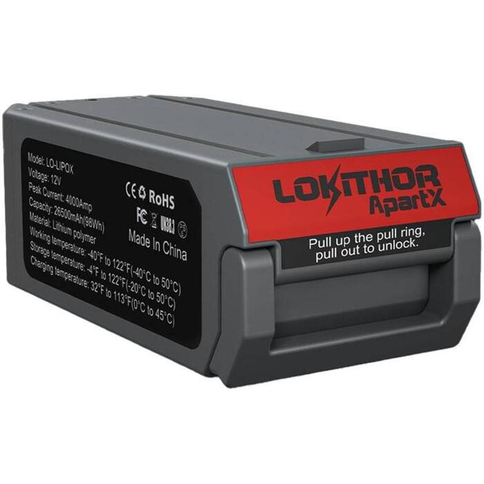 Lokithor LO-LIPOX ApartX akumulators, 4000A, 26500mAh