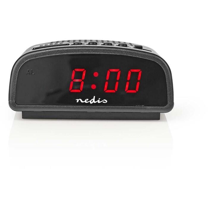 Nedis digitālais radio modinātājs CLDK008BK, LED