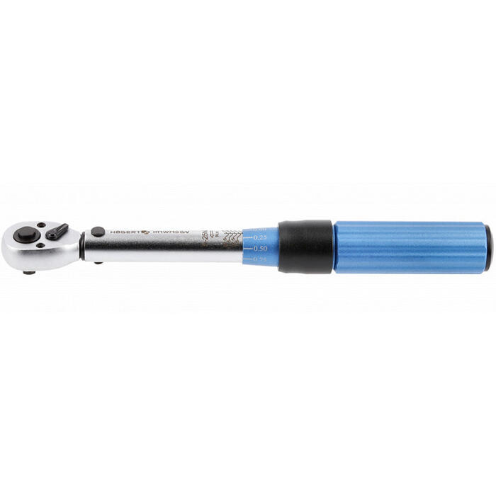 Hogert HT1W710 sprūdrata atslēga, 1/4", 5-25Nm