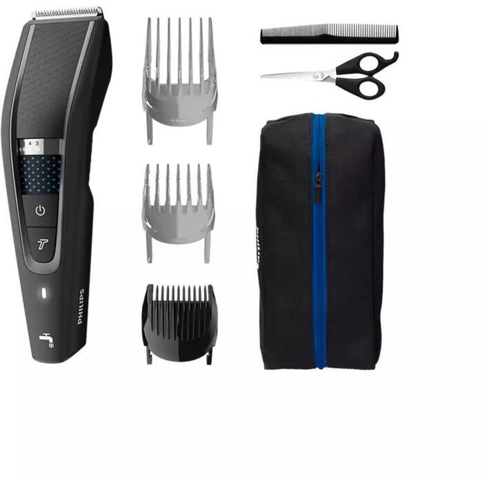 Philips Триммер для бороды и волос HC5632/15, 28 длины, точность 1 мм, беспроводной, моющийся (HC5632/15)