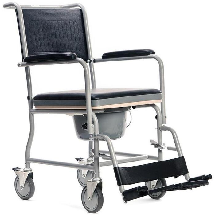 Mdh tualetes ratiņkrēsls PLW006VC, 110kg, 4