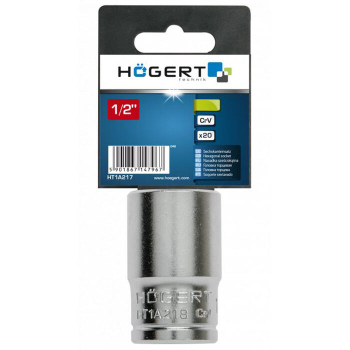 Muciņu atslēga 1/2" 18mm HT1A218 HOGERT