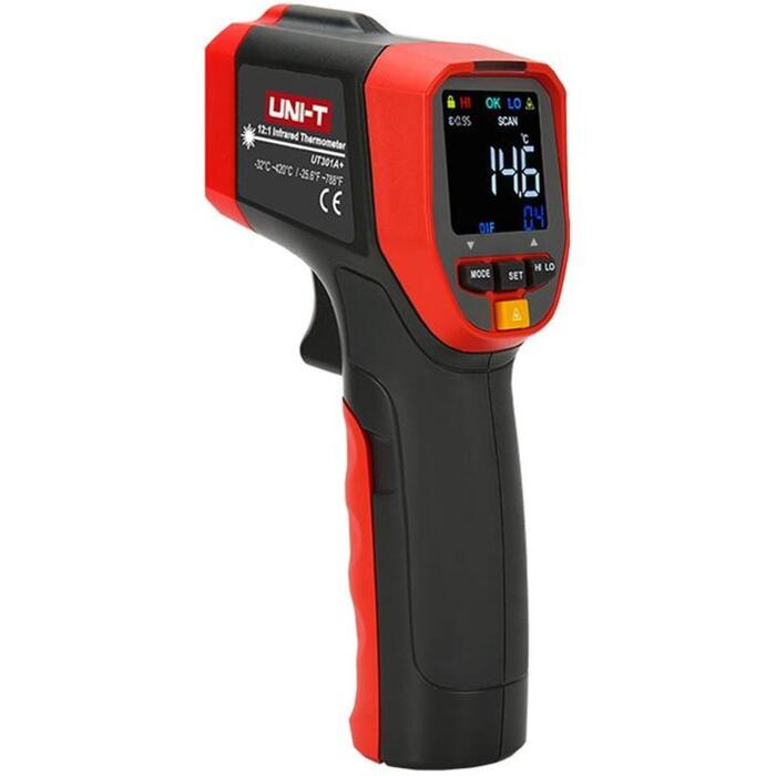 Uni-T Infrasarkanais termometrs UT301A+, -32...420°C