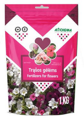 Mēslojums ziediem 1kg 9280199 AGROCHEMA (9280199)