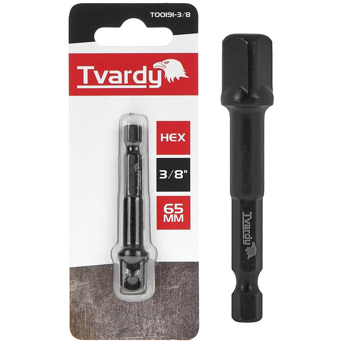 Geko triecienmuciņa adapteris T00191-3/8, 65mm, HEX