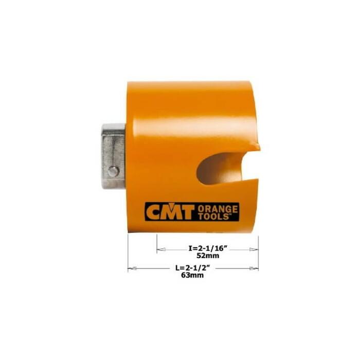 CMT корончатая пила 550-038, HW H=52 D=38 RH, для дерева, пластика (550-038)