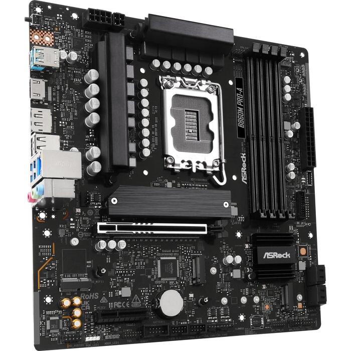 ASRock mātesplate B860M Pro-A, 90-MXBRR0-A0UAYZ, 256