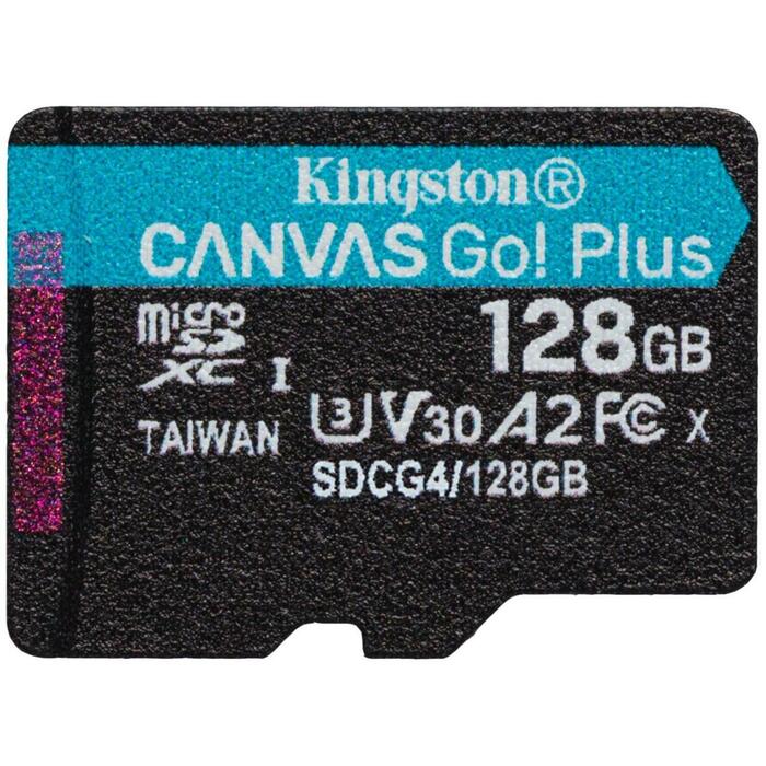 Kingston microSDXC SDCG4/128GBSP 128GB, lasīšanas ātrums