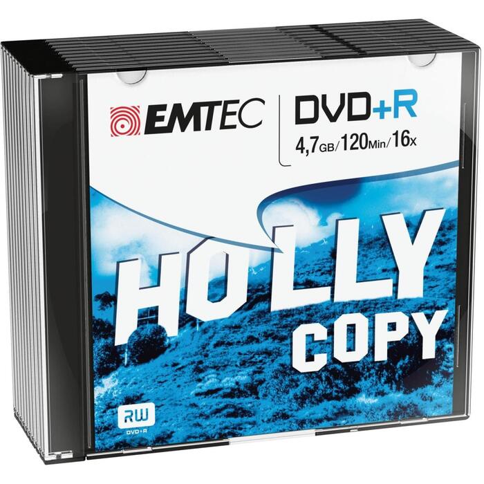 Emtec DVD+R ECOVPR471016SL, 4.7GB, DVD